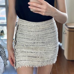 Zara Tweed Mini Skirt